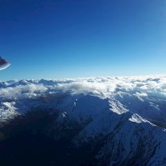 Flugwegposition um 13:43:56: Aufgenommen in der Nähe von Gemeinde Tulfes, Österreich in 3271 Meter